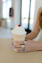 Load image into Gallery viewer, white chocolate raspberry swirl (pink floral)
